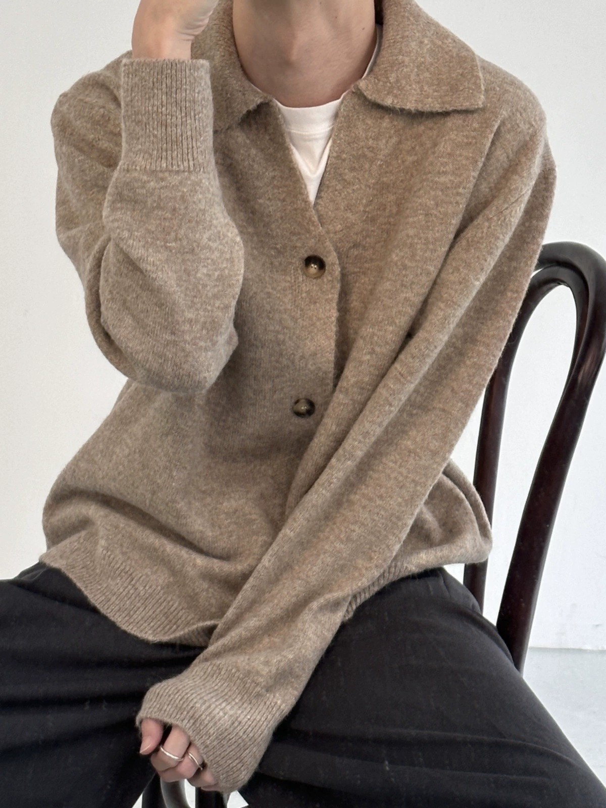 衫毛衣男士秋冬季韩版宽松潮流轻熟风外穿长袖慵懒风针织衫外套